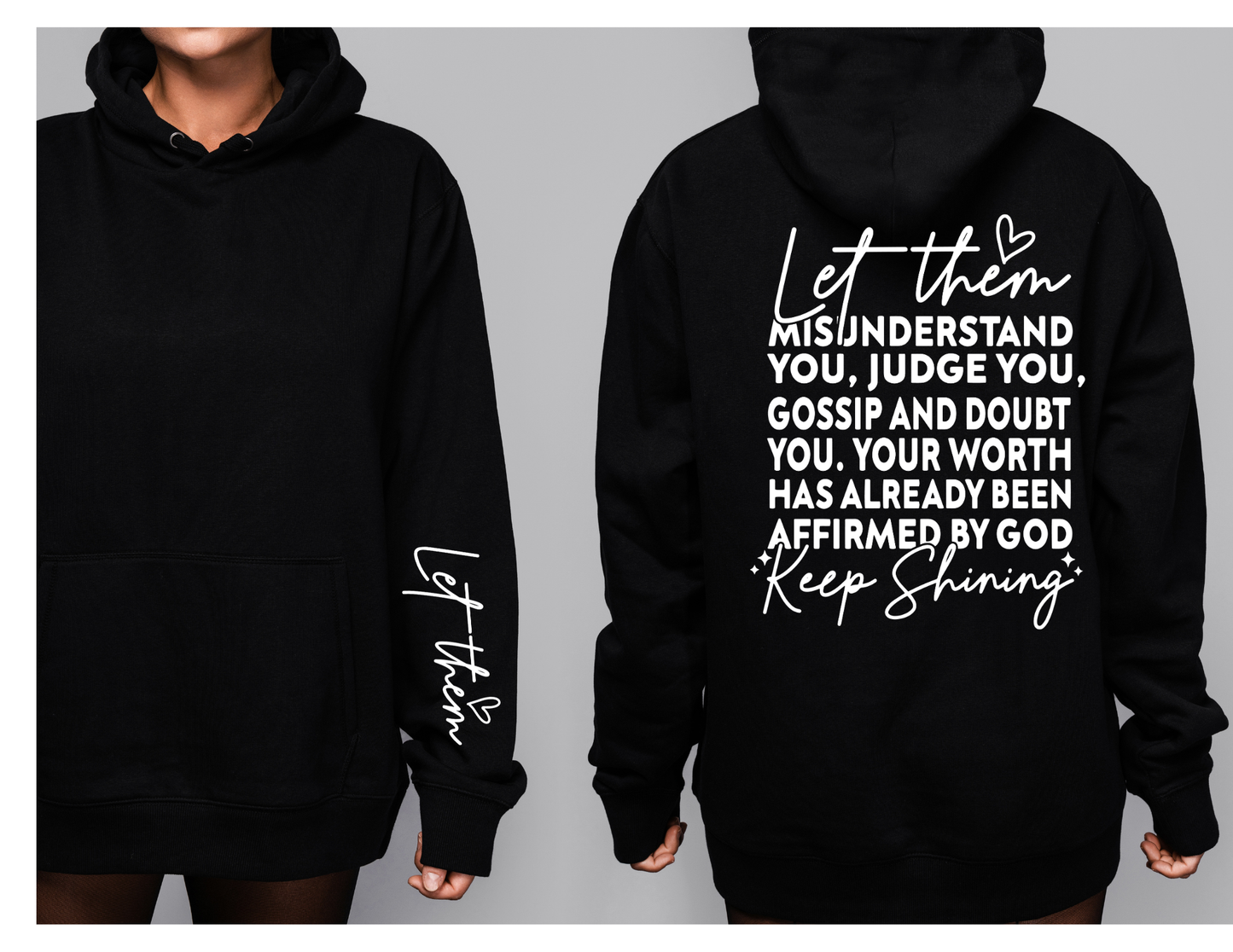 Dear Person Behind Me Let Them Pullover Hoodie