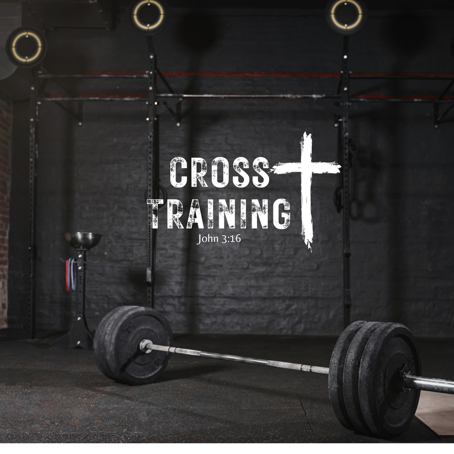 Cross Training Soft Cotton Tee, Workout, Gym, Faith Based, HIIT, Fitness, Ministry