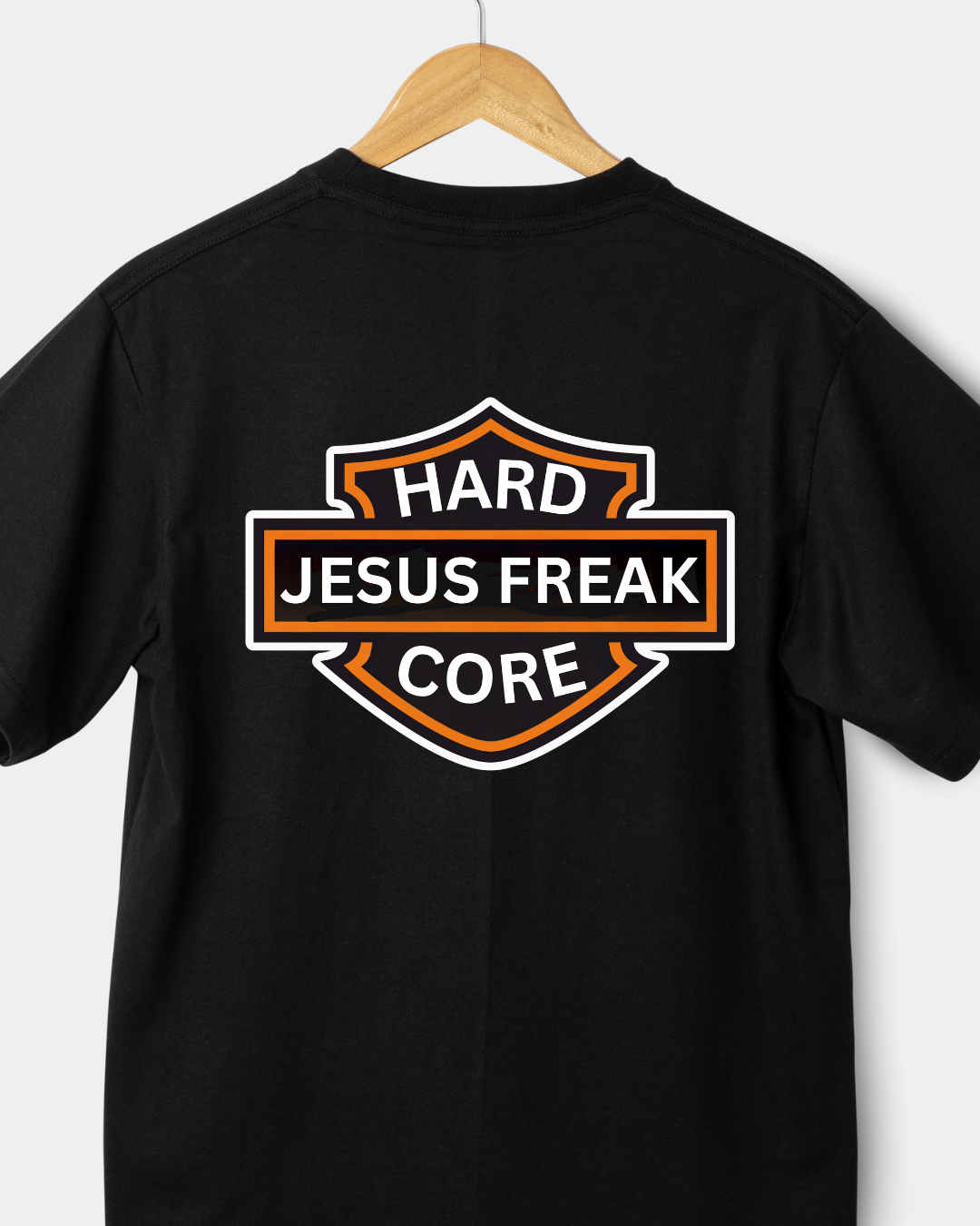 Hard Core Jesus Freak Biker Shirt