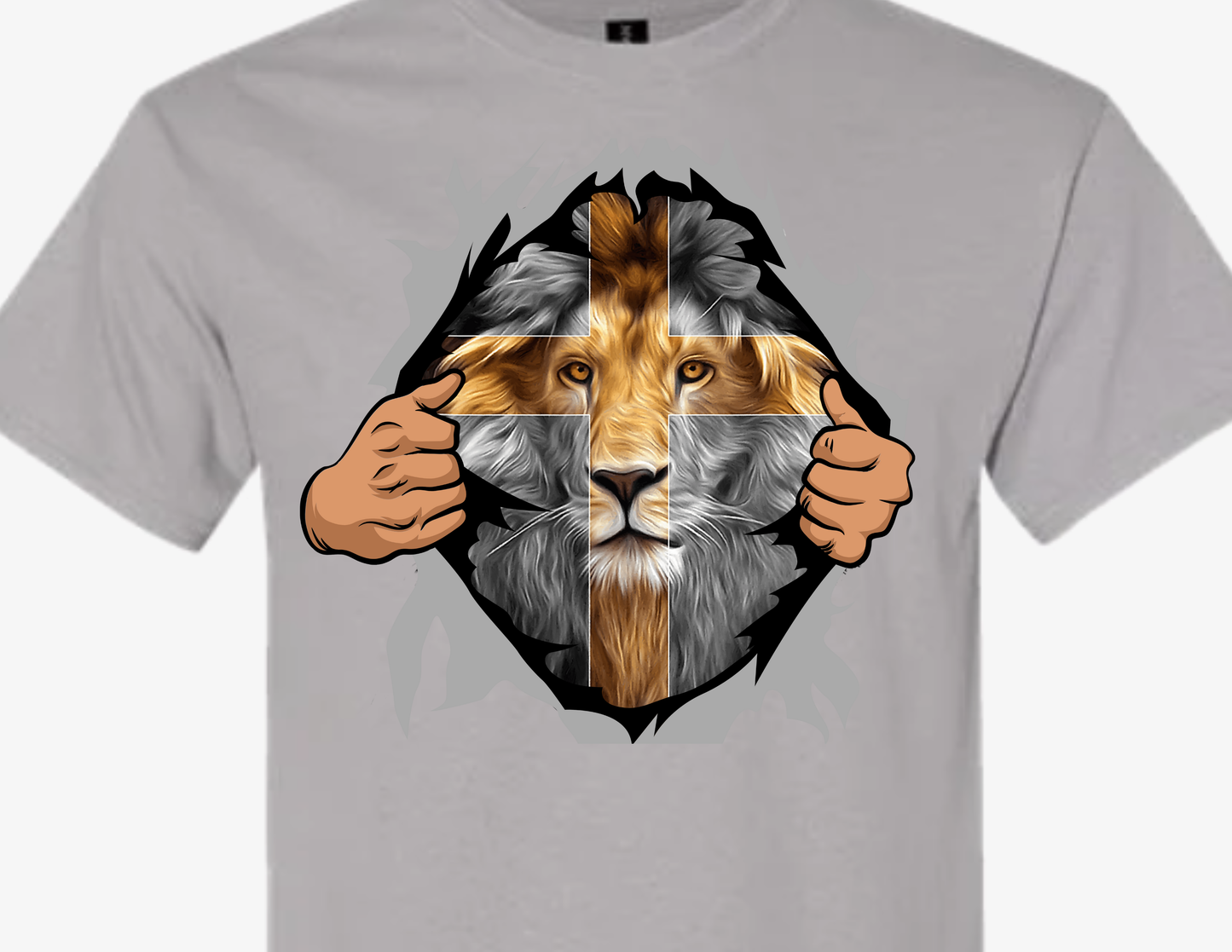 Lion of Judah Heart Tee He lives within us