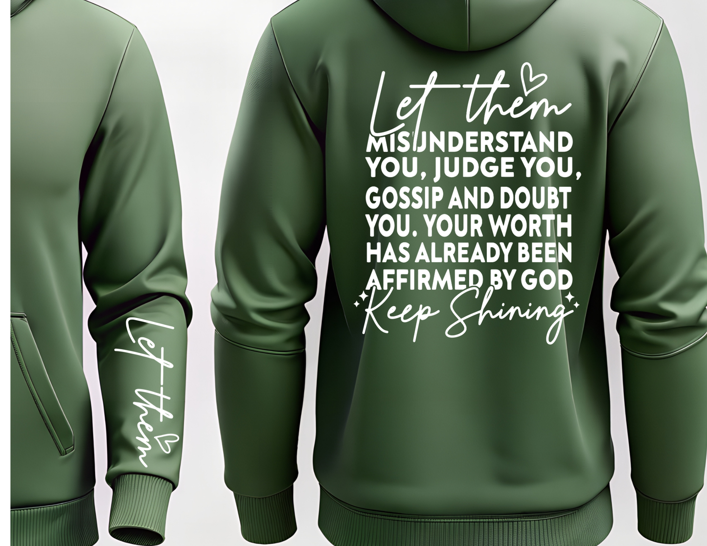 Dear Person Behind Me Let Them Crewneck Sweatshirt