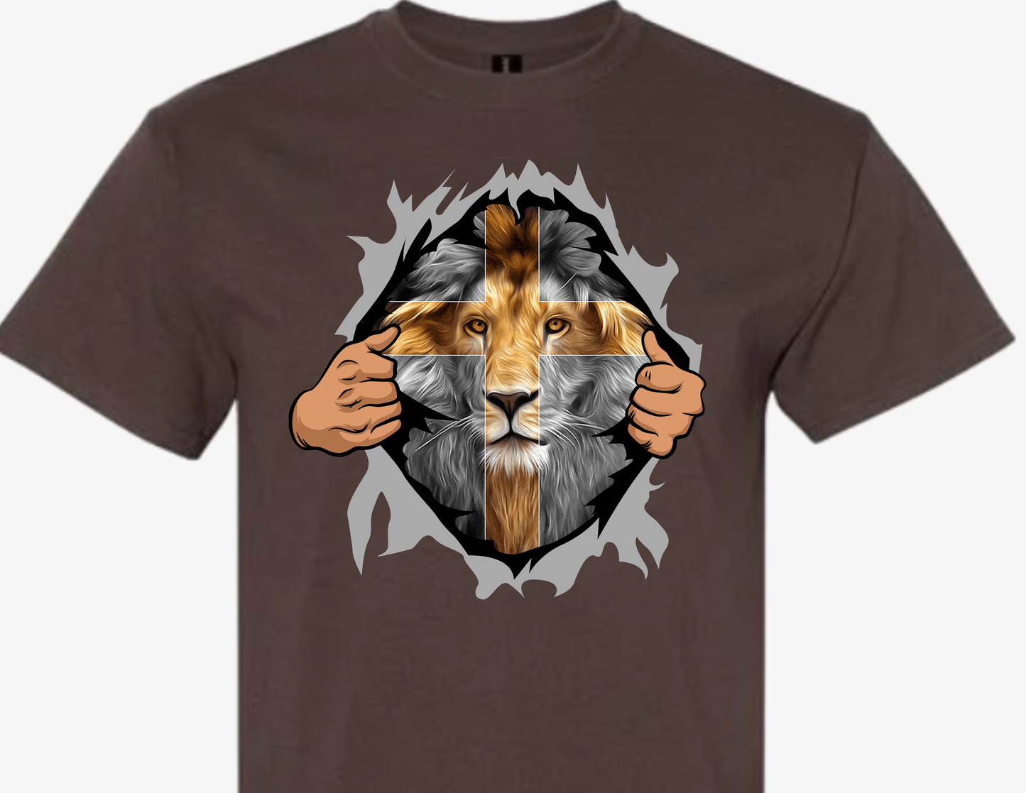 Lion of Judah Heart Tee He lives within us