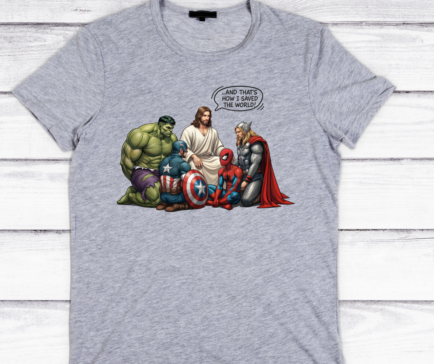 Kid's Jesus This is how I Saved the World Tee
